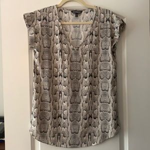 Express snakeskin print blouse